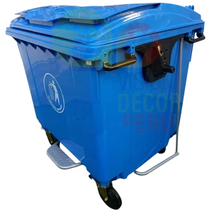 contenedor 1100 litros con pedal